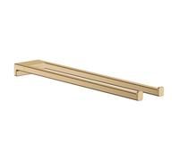 Hansgrohe AddStoris - Porte-serviettes double, longueur 45 cm, bronze brossé 41770140