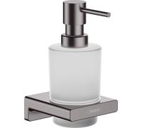 hansgrohe AddStoris Q Distributeur de savon, chrome noir brossé