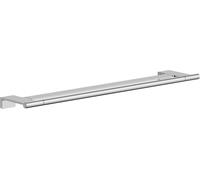 hansgrohe AddStoris S 41763000 Double Porte-Serviettes de Bain pour Montage Mural, Fixation cachée, Accessoire de Salle de Bain, chromé