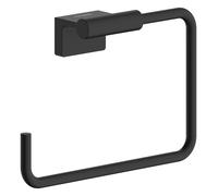 Anneau porte-serviettes mural hansgrohe AddStoris S 41784670, noir mat