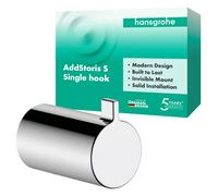 Crochet porte-serviettes mural Hansgrohe AddStoris S 41762000, 1 crochet, chromé