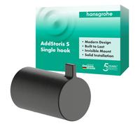 Hansgrohe Crochet porte-serviette AddStoris S 41762340 1 crochet mural chrome noir brossé
