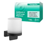 Distributeur de lotion mural hansgrohe AddStoris S 41765670, noir mat
