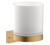 hansgrohe AddStoris S gobelet pour le nettoyage des dents, 41769140, Couleur: Bronze brossé