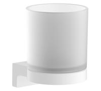 Porte-brosses à dents mural Hansgrohe AddStoris S 41769700, blanc mat