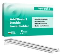 Hansgrohe Porte-serviettes mural AddStoris S à deux bras chromé 41787000