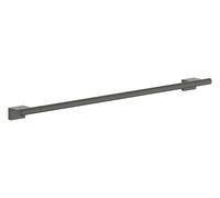 Porte-serviettes mural hansgrohe AddStoris S 41767340, 1 support, chrome noir brossé