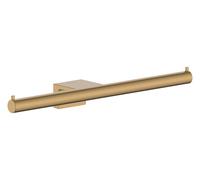Porte-papier toilette mural double hansgrohe AddStoris S 41768140, bronze brossé