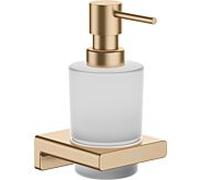hansgrohe AddStoris Seifenspender 41745140 Support mural, insert en verre 200 ml, métal, bronze brossé
