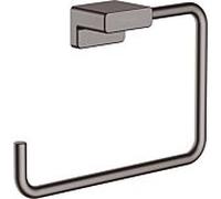 hansgrohe AddStoris serviettes 41754340 fixation murale, métal, chrome noir brossé