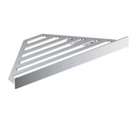 hansgrohe AddStoris - Tablette d'angle murale, Panier de douche, Étagère d'angle salle de bain, Étagère de douche d'angle, Porte-savon douche, Accessoires salle de bain, Chromé, 41741000