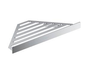 hansgrohe AddStoris - Tablette d'angle murale, Panier de douche, Étagère d'angle salle de bain, Étagère de douche d'angle, Porte-savon douche, Accessoires salle de bain, Chromé, 41741000