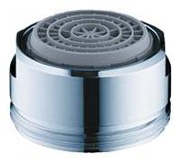hansgrohe aérateur Axor M24A acier inoxydable 13085840 M 24x1, limite m, 7 l/m., acier inoxydable.
