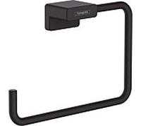 hansgrohe Anneau porte-serviettes AddStoris 41754670 fixation murale, métal, noir mat