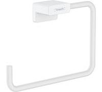 hansgrohe Anneau porte-serviettes AddStoris 41754700 fixation murale, métal, blanc mat