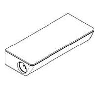 Hansgrohe hansgrohe Capot AP Ecostat Select blanc/chrome Quantité:1
