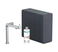 Hansgrohe Aqittura M91 - Mitigeur d´évier, SodaSystem, sBox, chrome 76837000