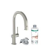 Hansgrohe Aqittura M91 mitigeur de cuisine avec filtre sur pied acier inoxydable 76801800