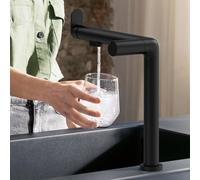 hansgrohe Aqittura M91 mitigeur de cuisine avec système soda, extractible, pivotant, 76810670,