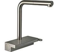 hansgrohe Aquno Select M81 mélangeur de cuisine 73830800 finition inox, avec douchette extractible, 2jet, sBox