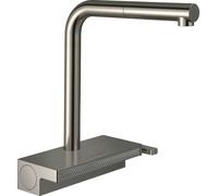 Hansgrohe – Mitigeur de cuisine Aquno Select M81, bec extractible 2 jets 6,9 l/min acier inox