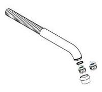 Hansgrohe hansgrohe Axor Montreux Robinet lavabo 3 trous mural nickel poli Quantité:1
