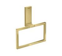 hansgrohe Axor anneau porte-serviettes 42623950 carré, pivotante , laiton brossé