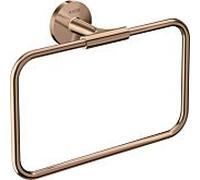 hansgrohe Axor anneau porte-serviettes 42823300 250x216mm, pivotante , montage mural, or rouge poli