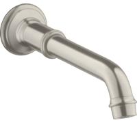 hansgrohe AXOR Bec de baignoire Montreux, 16541800, Couleur: Acier inoxydable Optic