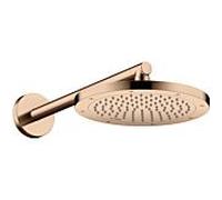 Hansgrohe Axor bras de douche 26431300 390 mm montage mural or rouge poli