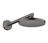 hansgrohe Axor bras de douche 26431340 390mm, montage mural, chrome noir brossé