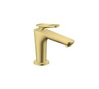 hansgrohe Axor Citterio C CoolStart mitigeur lavabo 49021950 avec garniture de vidage , Coupe cubique, Laiton brossé