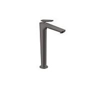 hansgrohe Axor Citterio C CoolStart mitigeur lavabo 49051340 coupe cubique, chrome noir brossé, saillie 158 mm, drain ne peut pas être fermé