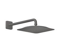 Axor Citterio C douche à effet de pluie avec bras 27x27 cm carrée noir 28790340
