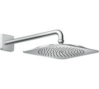 Axor Citterio C douche à effet de pluie avec bras 27x27 cm ronde chrome 28791000