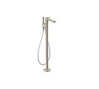 hansgrohe Axor Citterio Robinetterie de bain C 49441820 coupe cubique, nickel brossé, sur pied, saillie 194mm
