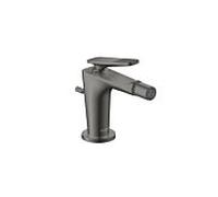 hansgrohe Axor Citterio C mitigeur de bidet 49211330 avec bonde à tirette.Cubic, Chrome Noir Poli