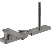 hansgrohe AXOR Citterio C Mitigeur monocommandé 3 trous pour bain avec sBox, 2 consommateurs, Cubic cut, 49431330