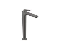 hansgrohe AXOR Citterio C Mitigeur monocommandé pour lavabo 250, avec CoolStart et garniture d'écoulement, 49050340, Couleur: Chrome noir brossé
