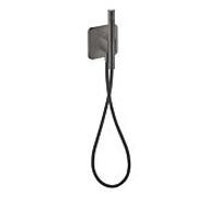 hansgrohe Axor Citterio C Porter unité 49626330 120/120 softsquare, avec douchette 2jet, Chrome Noir Poli