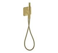 Hansgrohe Unité de porte AXOR Citterio C 120/120 softsquare, Douchette 2 jets, laiton brossé