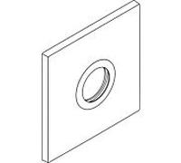 hansgrohe Axor Citterio carrée match0 96749000 mitigeur de Axor Citterio à encastrer, chromé