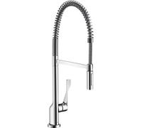hansgrohe AXOR Citterio DN15 Mitigeur monocommande de cuisine 230 Semi-Pro, 39840310, Couleur: Or rouge brossé