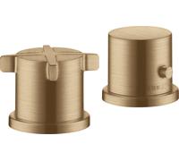 hansgrohe AXOR Citterio E 2 trous pour baignoire avec thermostat, 36412140, Couleur: Bronze brossé