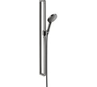 hansgrohe AXOR Citterio E ensemble de douche avec douchette à main Raindance Select S 120 3jet, 36735330, Couleur: Chrome noir poli