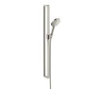 hansgrohe AXOR Citterio E ensemble de douche avec douchette à main Raindance Select S 120 3jet, 36735800, Couleur: Acier inoxydable Optic