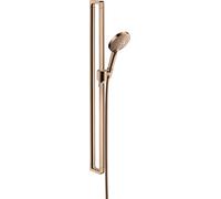hansgrohe AXOR Citterio E ensemble de douche avec douchette à main Raindance Select S 120 3jet, 36735300, Couleur: Rouge poli or
