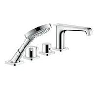hansgrohe Axor Citterio E kit de finition 36411000 Raccord de rebord de baignoire 4 trous, avec thermostat, chromé