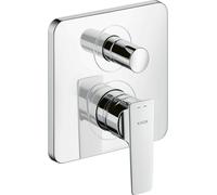 hansgrohe AXOR Citterio E Mitigeur monocommande de baignoire, encastré, 36455340, Couleur: Chrome noir brossé