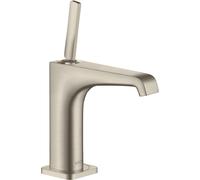 hansgrohe AXOR Citterio E Mitigeur monocommande de lavabo 125 sans garniture de vidage, 36101820, Couleur: Nickel brossé